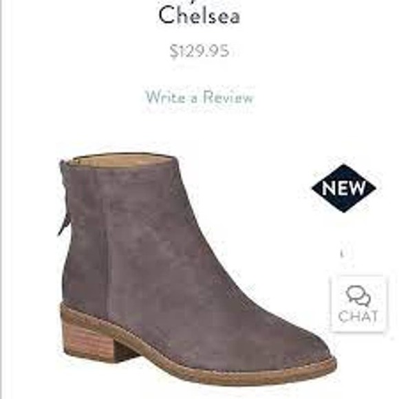 SPERRY Women's Gray Suede Back Zip Stacked Heel Maya Belle Ankle Booties size 6 - Picture 10 of 10